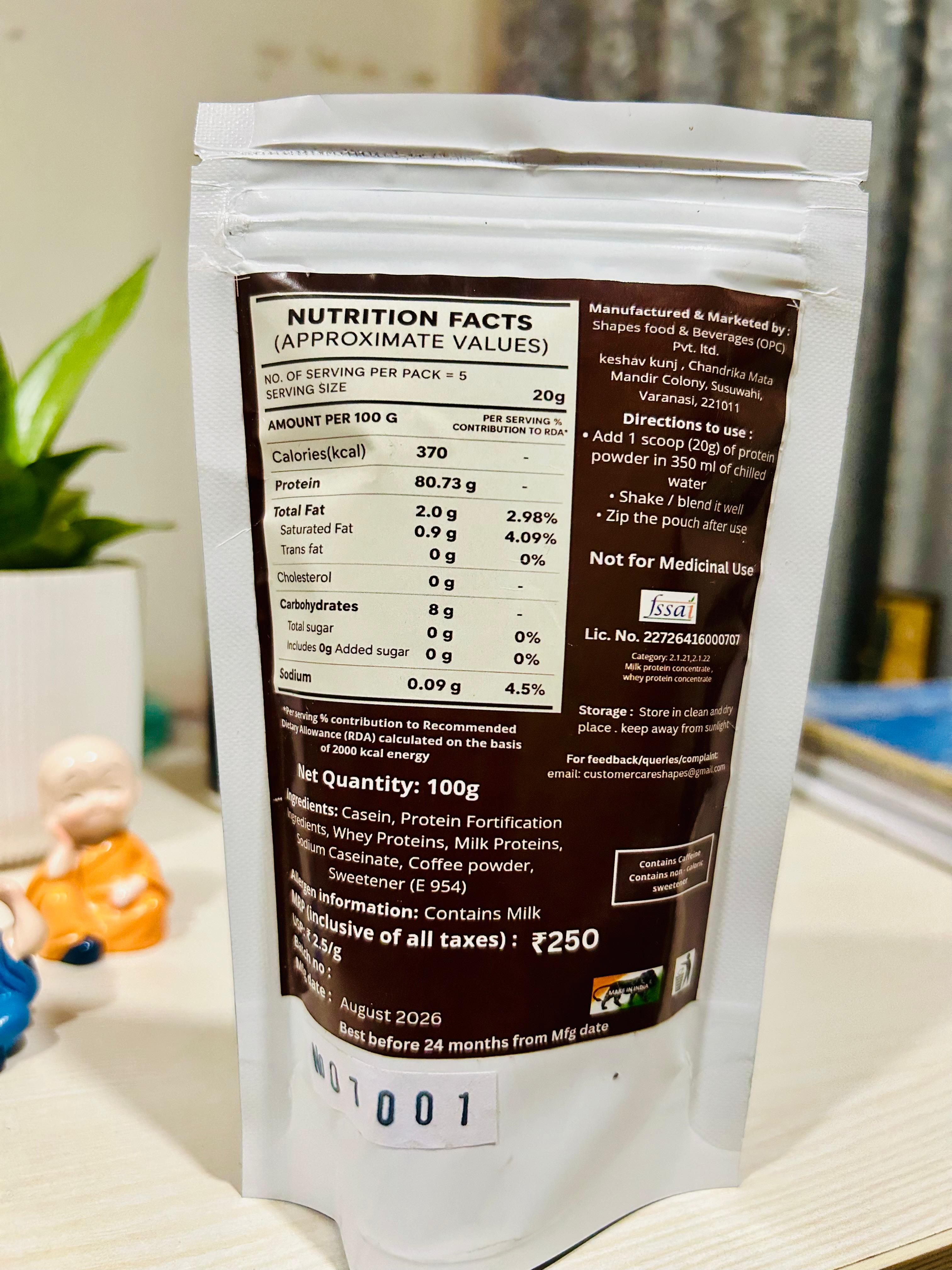 Coffee protein texture